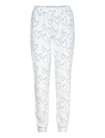 Etam DOWY - PYJAMA BOTTOM - Pyjama Pants - WHITE / white