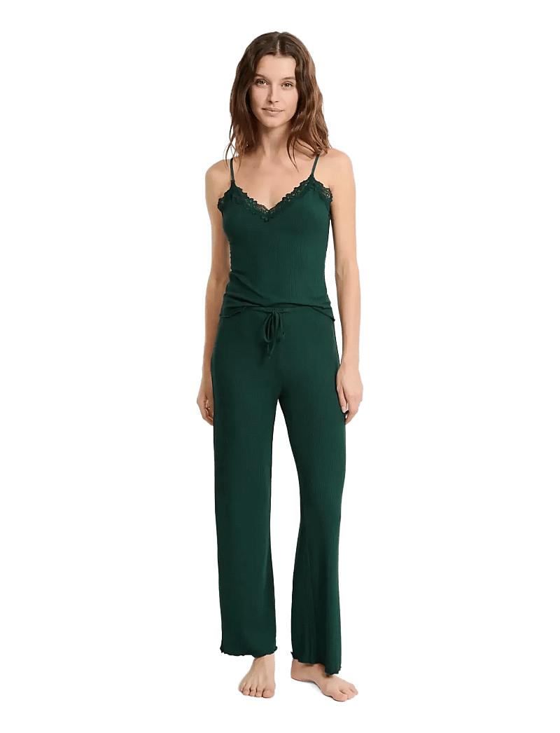 Etam - NETTIE - 2 PCS PYJAMA - weihnachts-pyjamas - emerald - 0