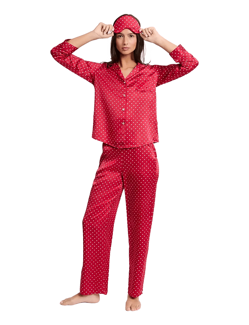 Etam - SIDERA - GIFT SET - jõulupidžaamad - red - 0