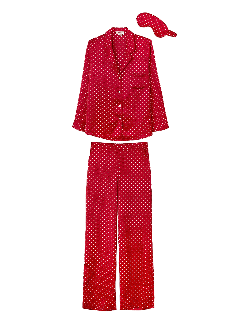 Etam - SIDERA - GIFT SET - jõulupidžaamad - red - 3