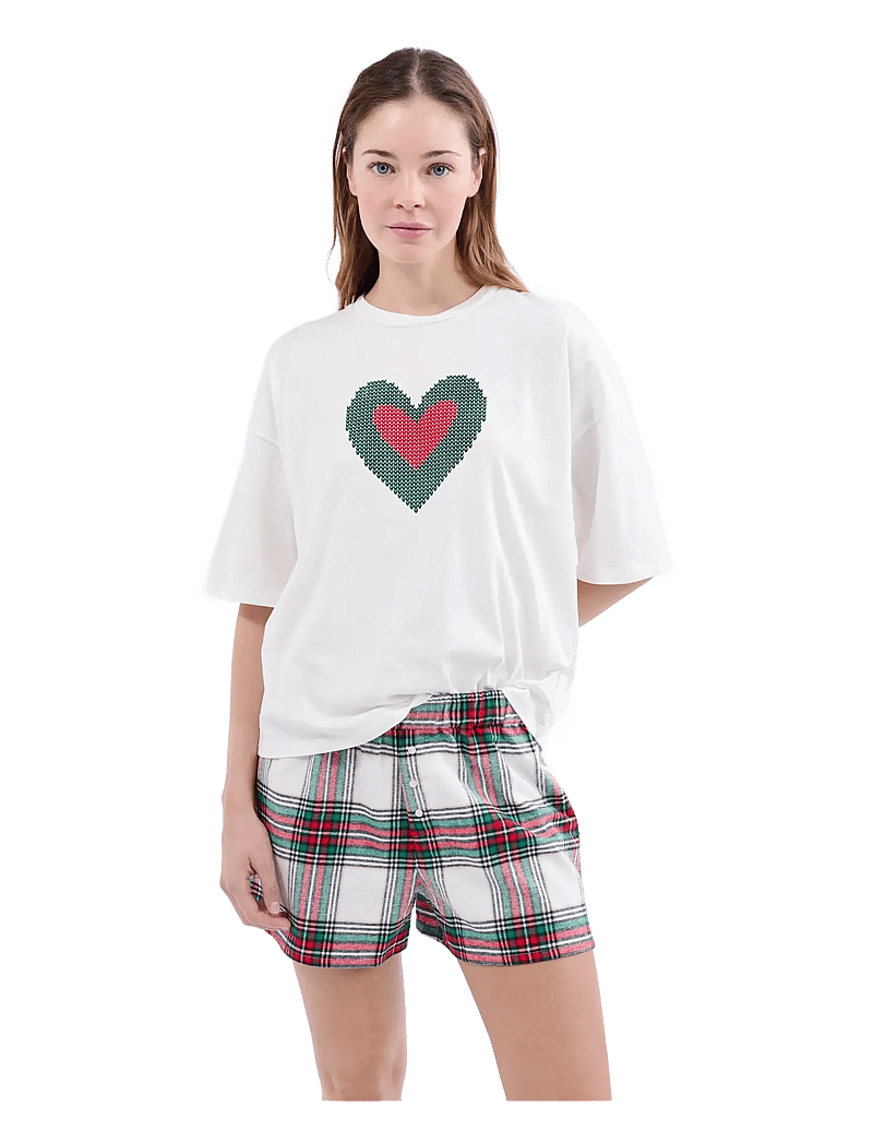 Etam - PELINA SPE - 2 PCS PYJAMA - julpyjamas - red - 0