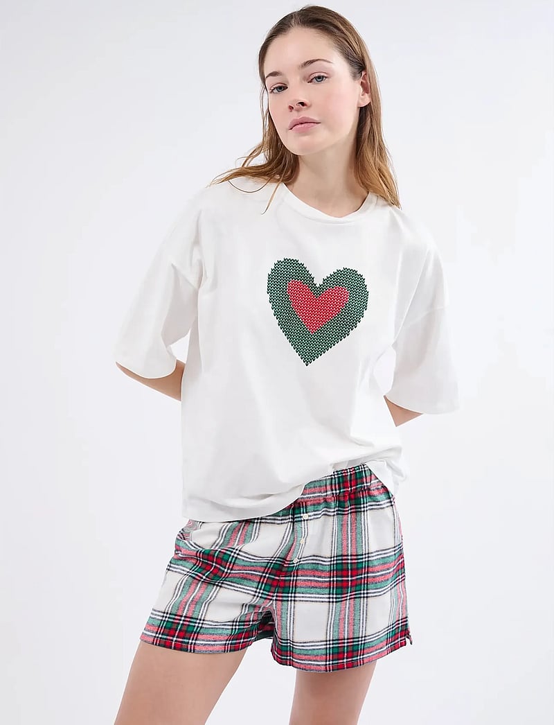 Etam - PELINA SPE - 2 PCS PYJAMA - julpyjamas - red - 2