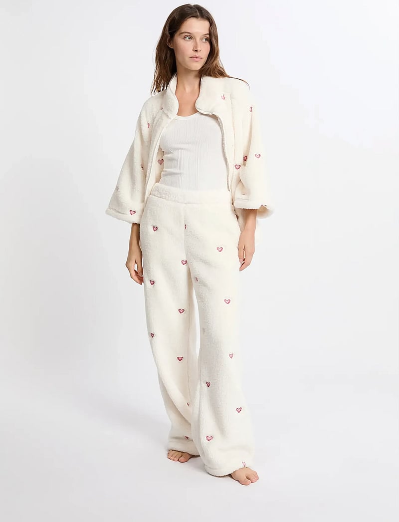 Etam - MALIA - PANTS - julpyjamas - ecru - 2