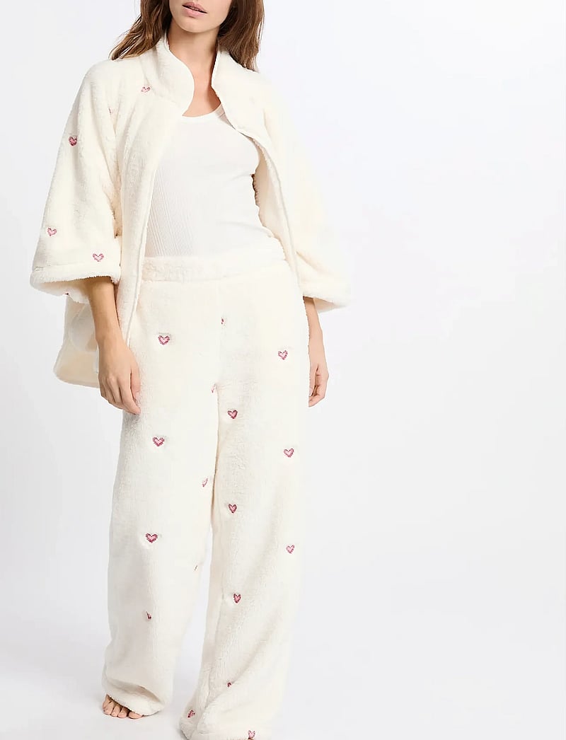 Etam - MALIA - PANTS - julpyjamas - ecru - 3