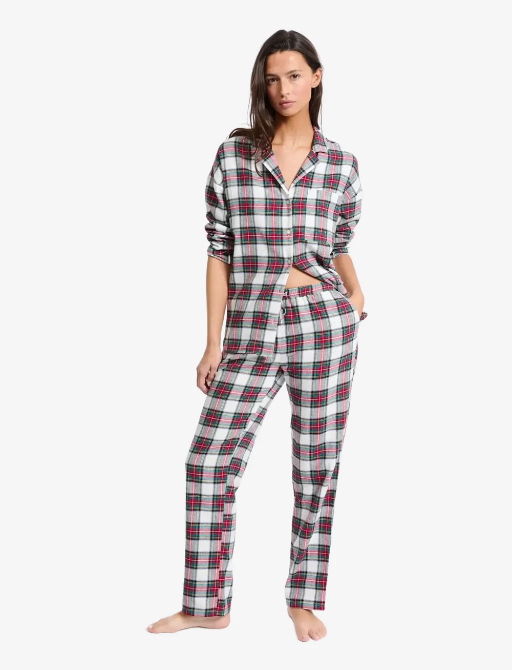 Etam - MORA - 2 PCS PYJAMA - weihnachts-pyjamas - ecru - 0