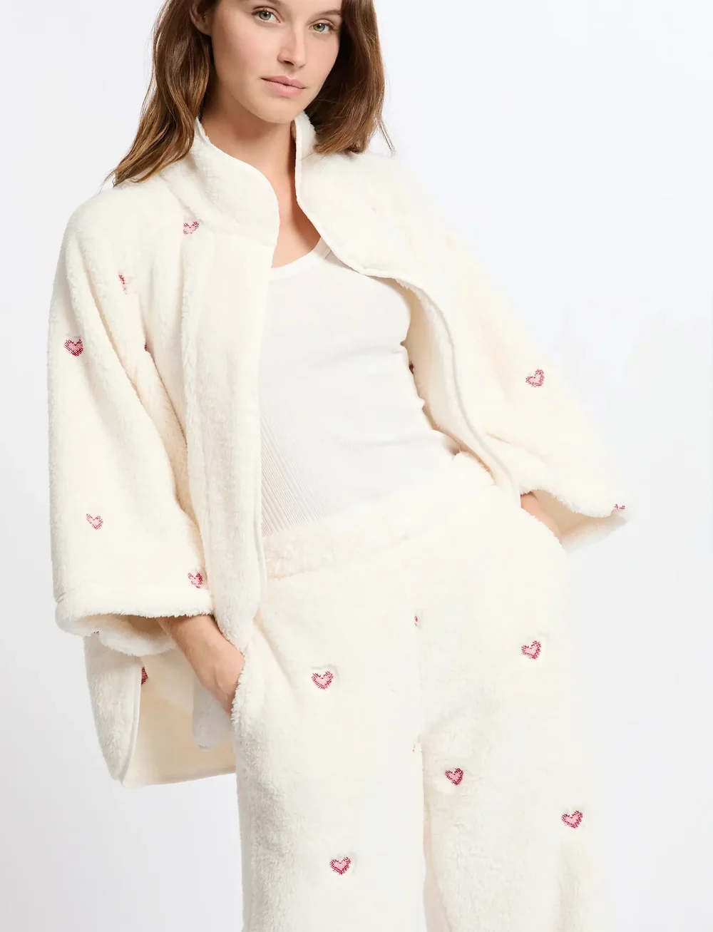 Etam - MALIA - JACKET - julepyjamas - ecru - 3