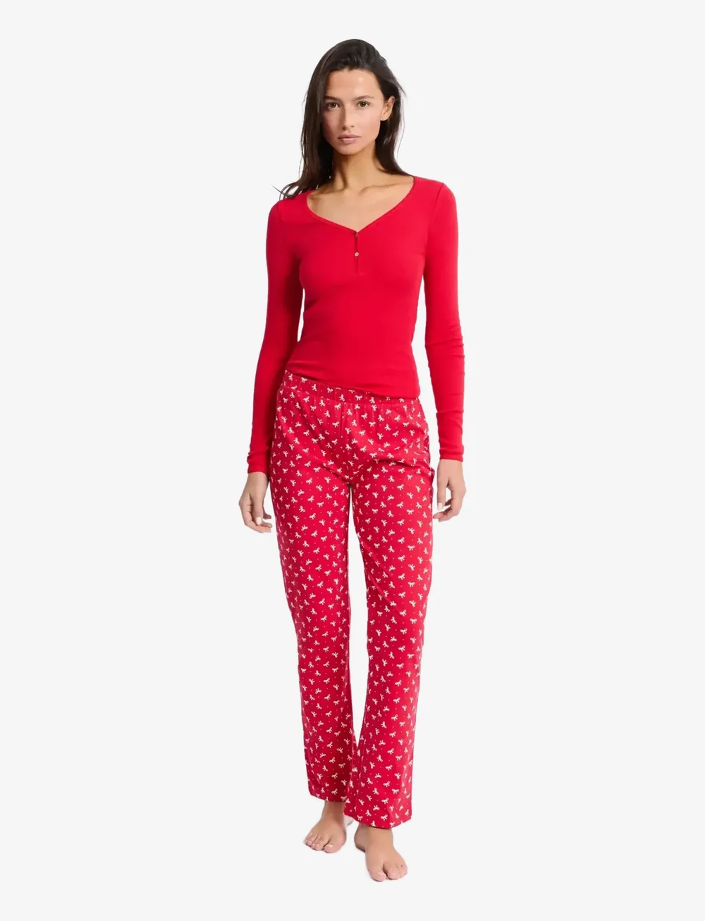 Etam - MISKITA - 2 PCS PYJAMA - julepyjamas - red - 0