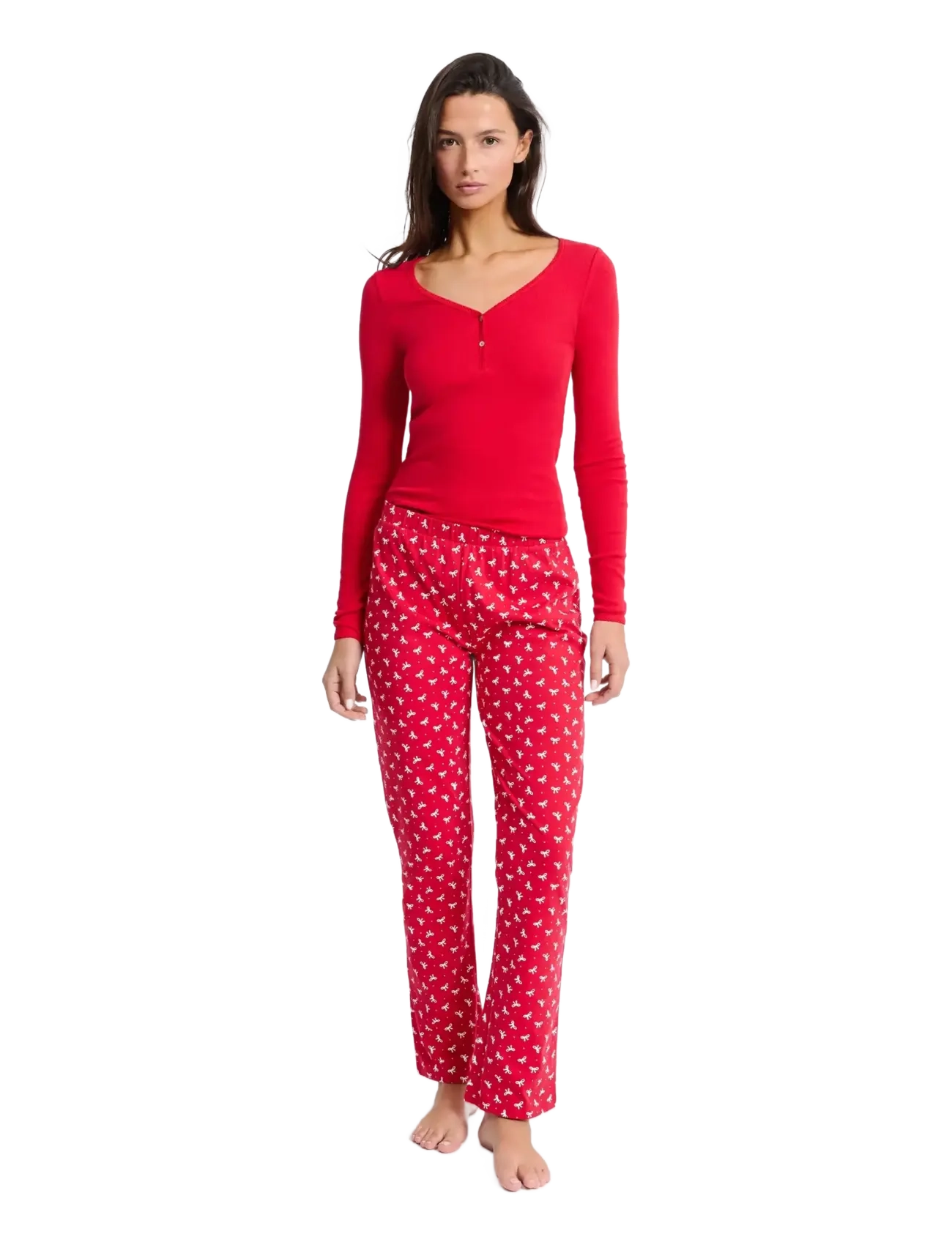 MISKITA - 2 PCS PYJAMA - RED