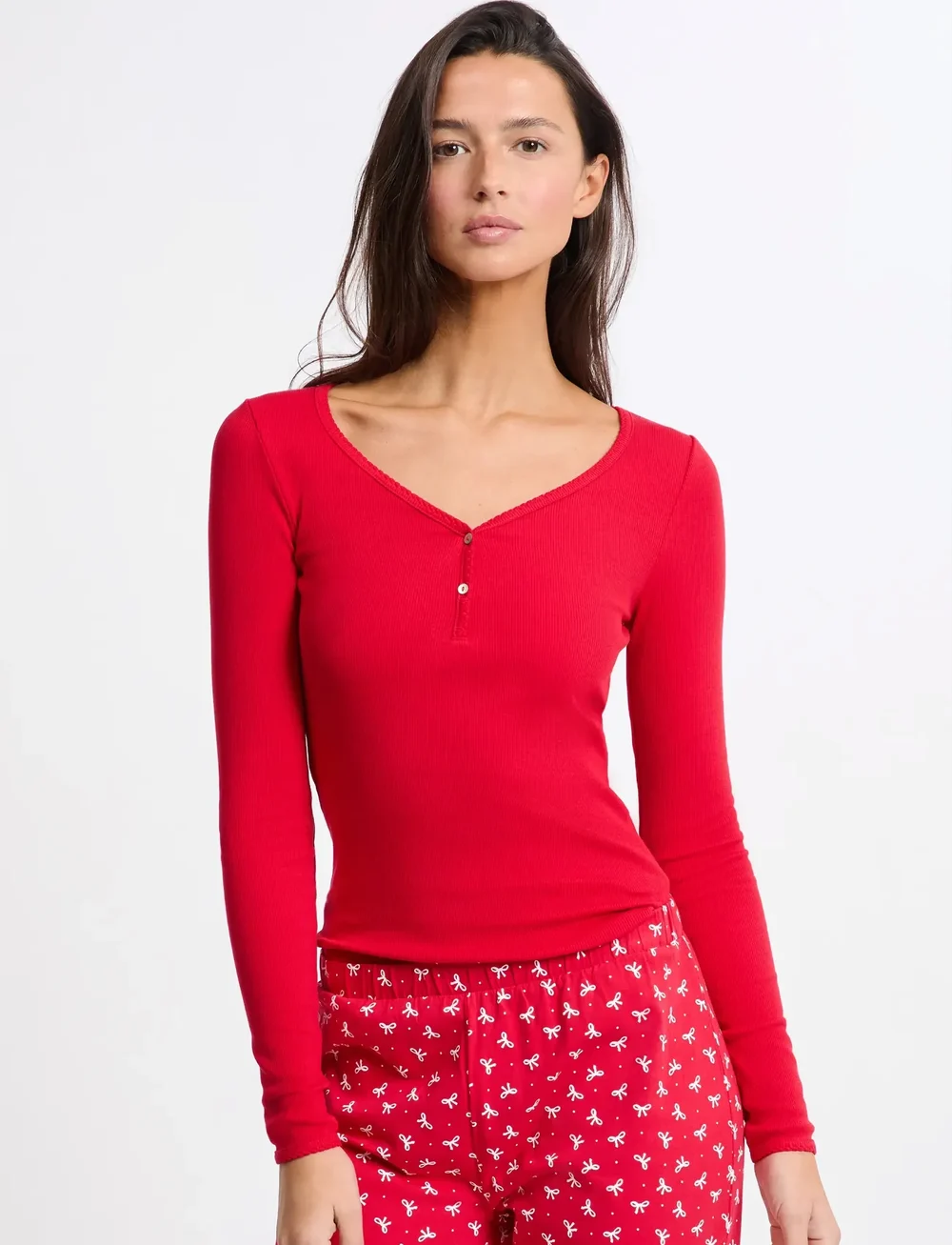 Etam - MISKITA - 2 PCS PYJAMA - julepyjamas - red - 4