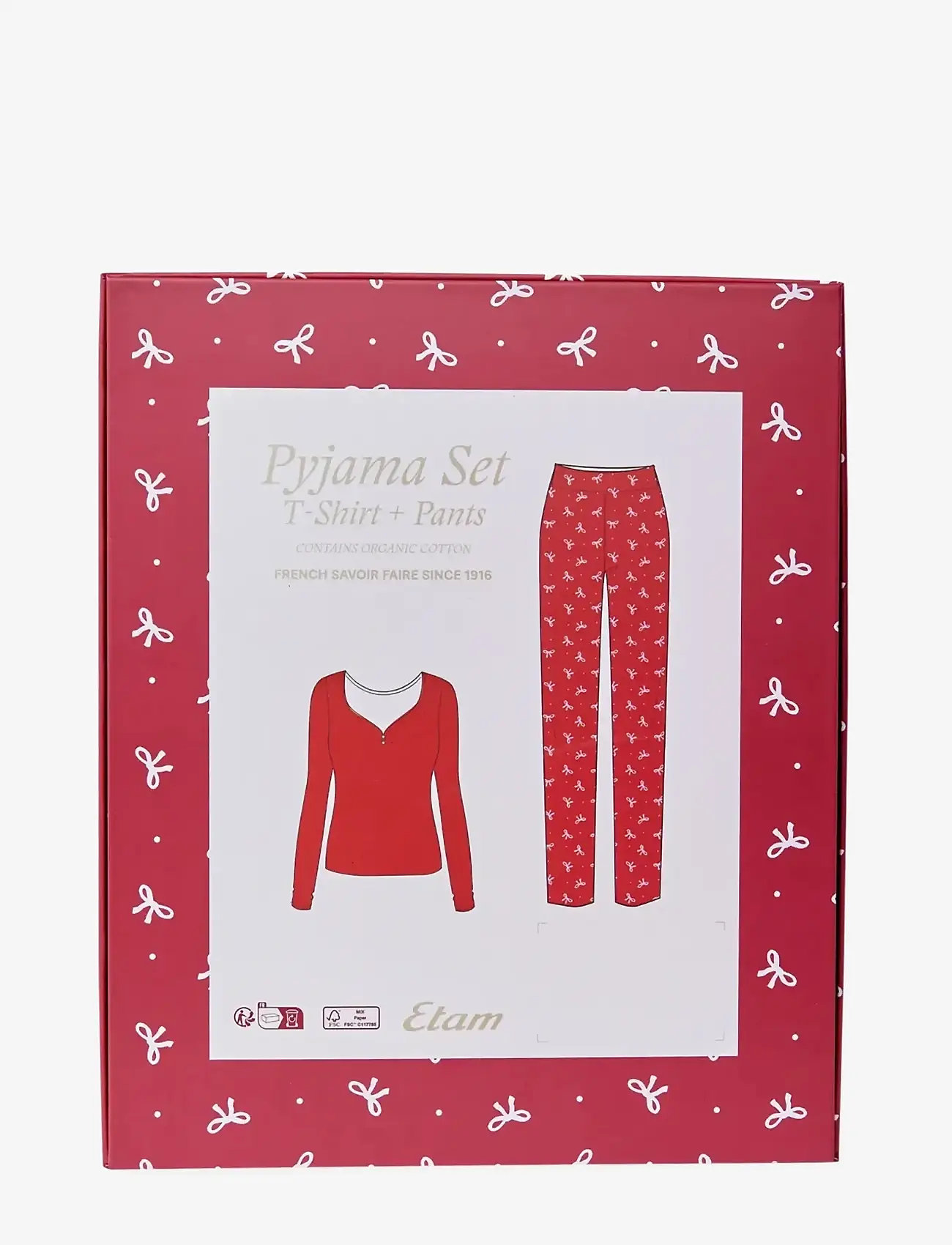 Etam - MISKITA - 2 PCS PYJAMA - weihnachts-pyjamas - red - 2