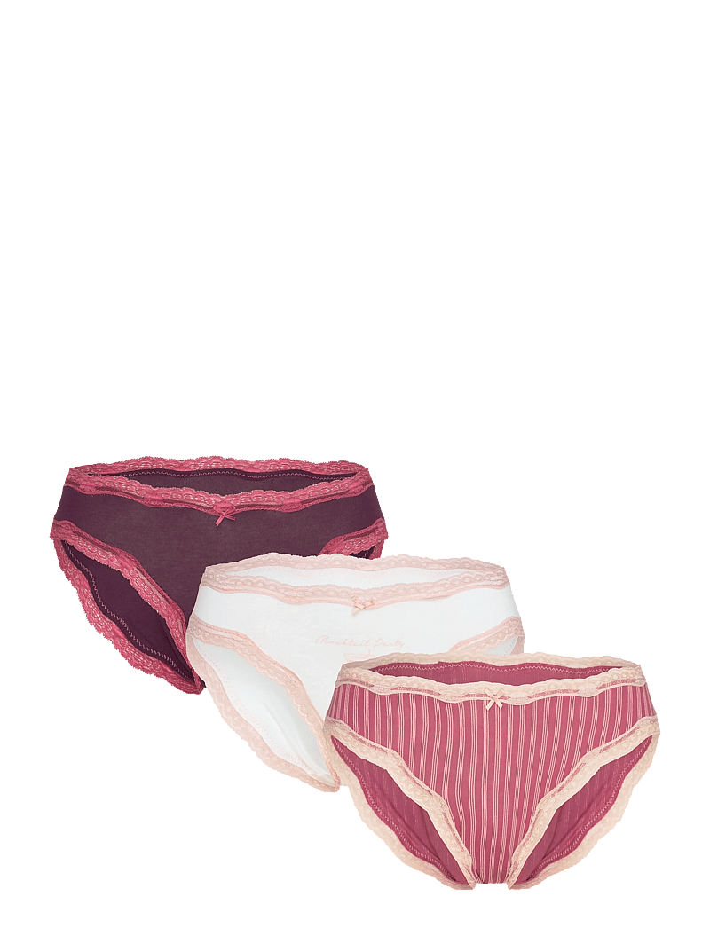 Etam - JIMMA - 3 SLIPS - püksikud - purple - 1