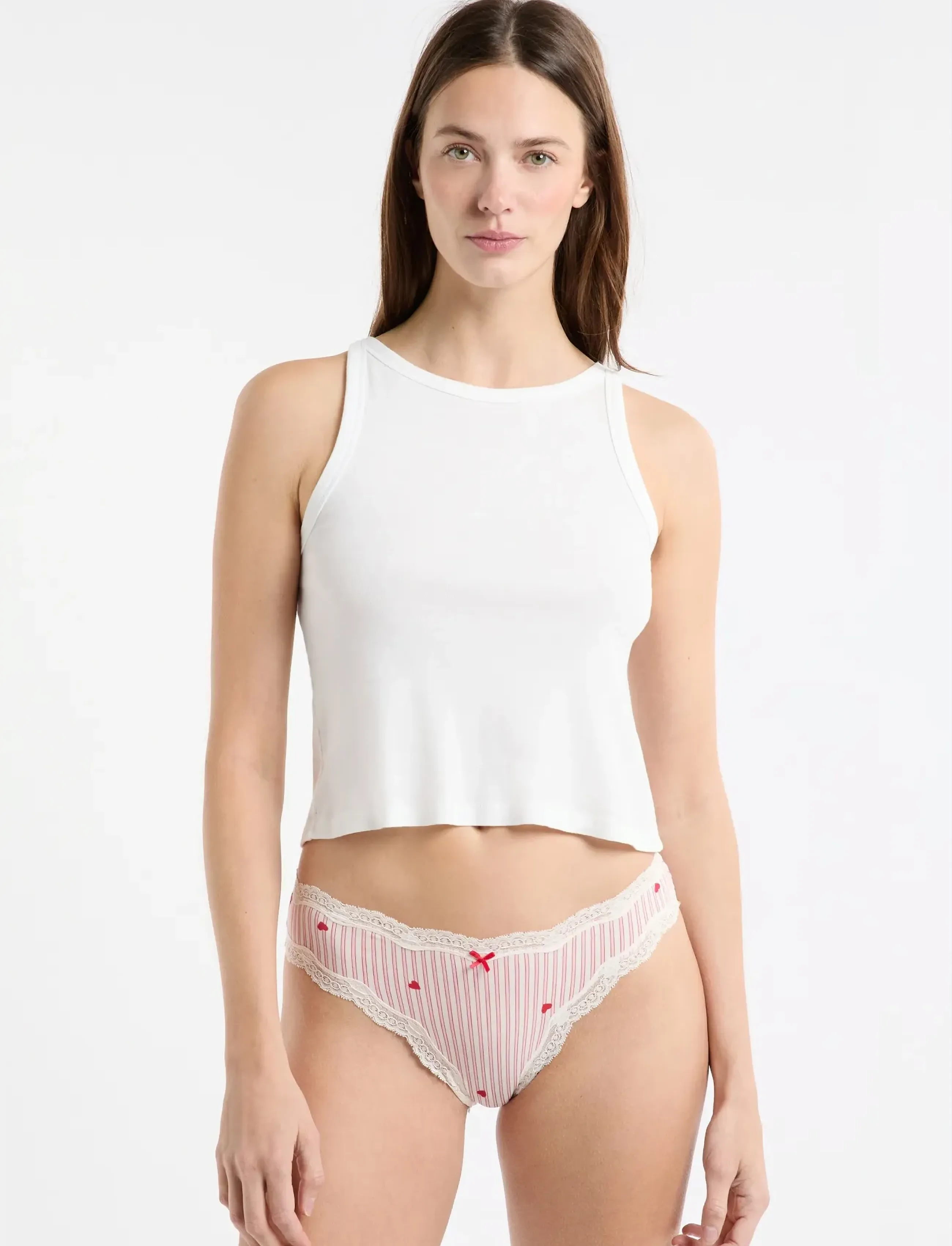 Etam JIMMA - 3 SLIPS - Apatinis trikotažas - RED / red