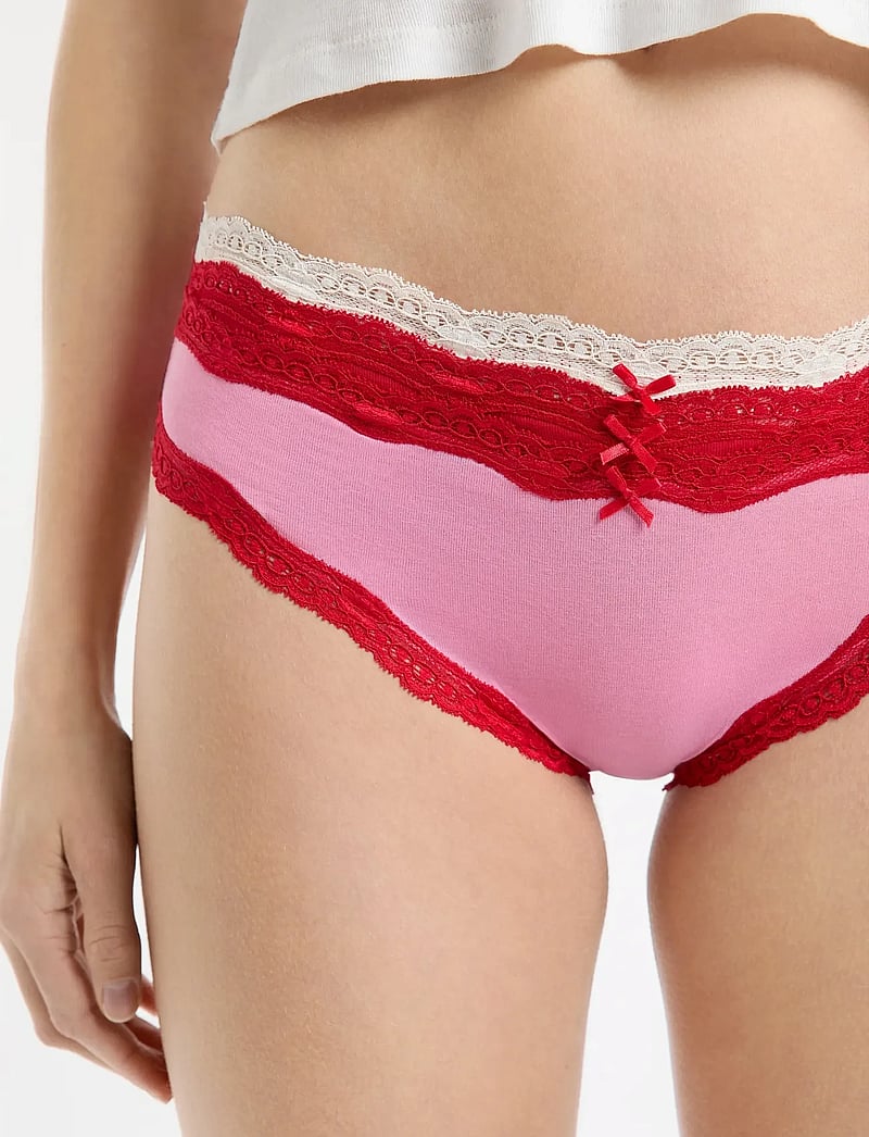 Etam - JIMMA - 3 SLIPS - biksītes - red - 5