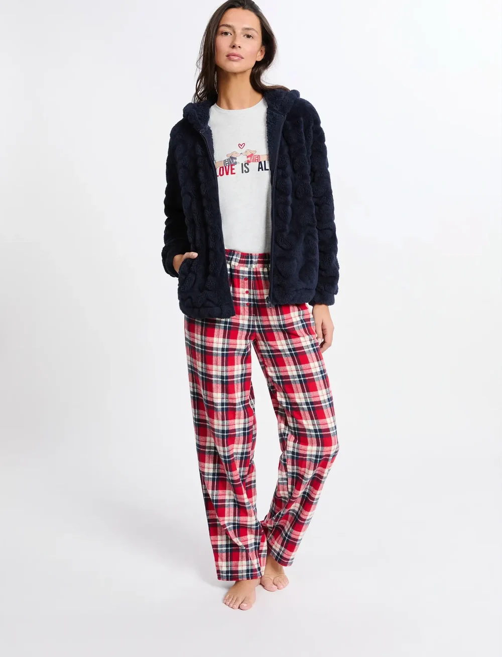 Etam - MINORA - 3 PCS PYJAMA - julepyjamas - navy - 3