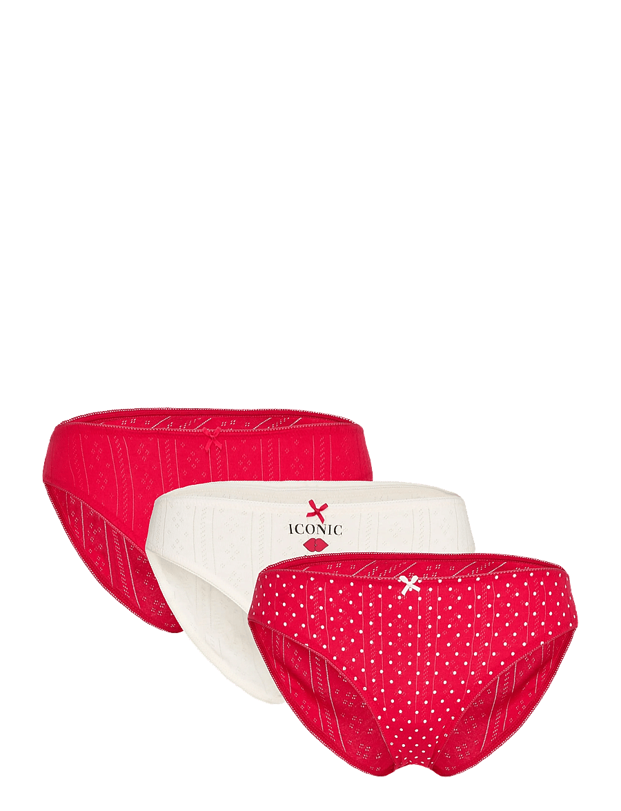 Etam - JOLLY - 3 SLIPS - slips - red - 1