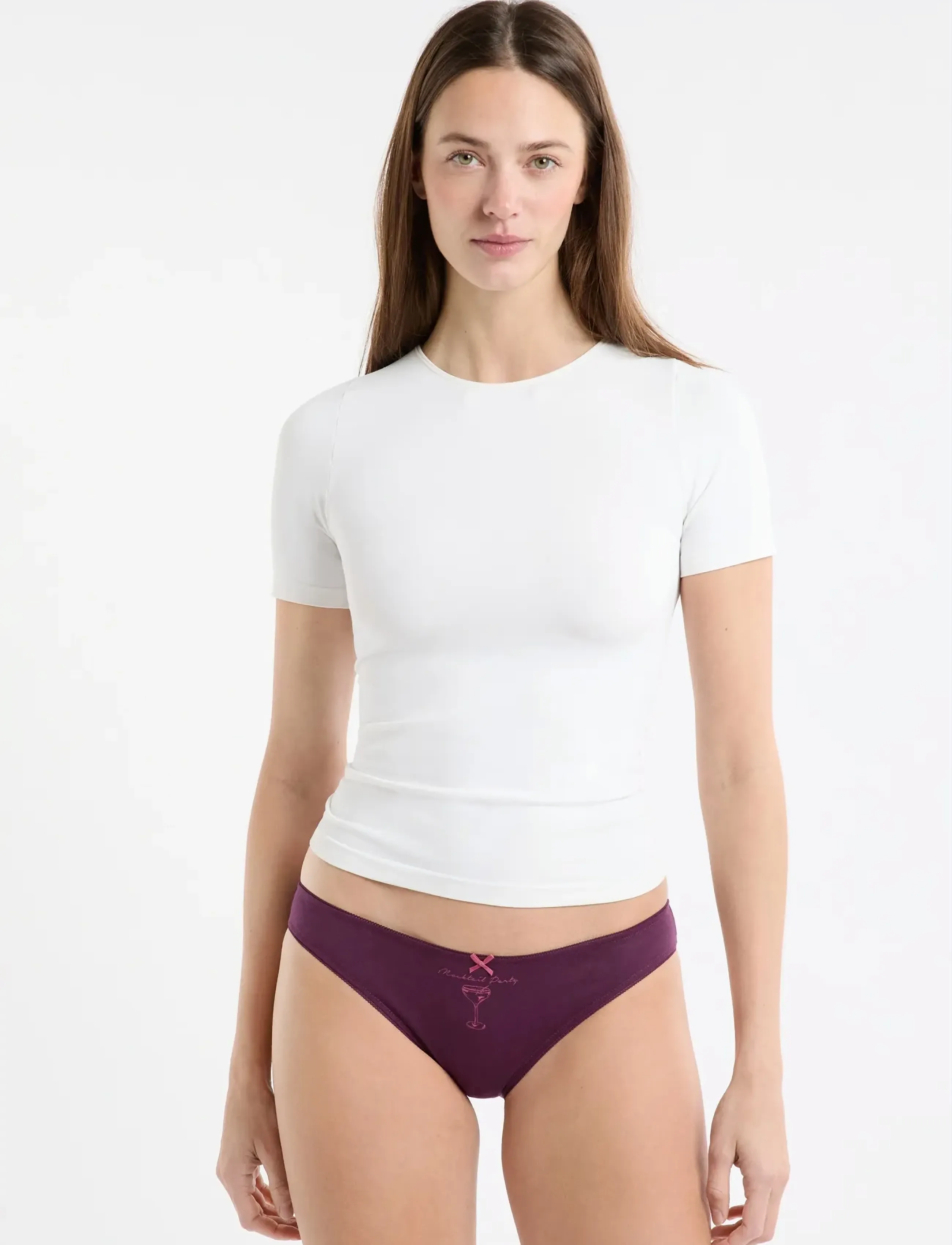 Etam JACKIE - 3 SLIPS - Apatinis trikotažas - PURPLE / purple