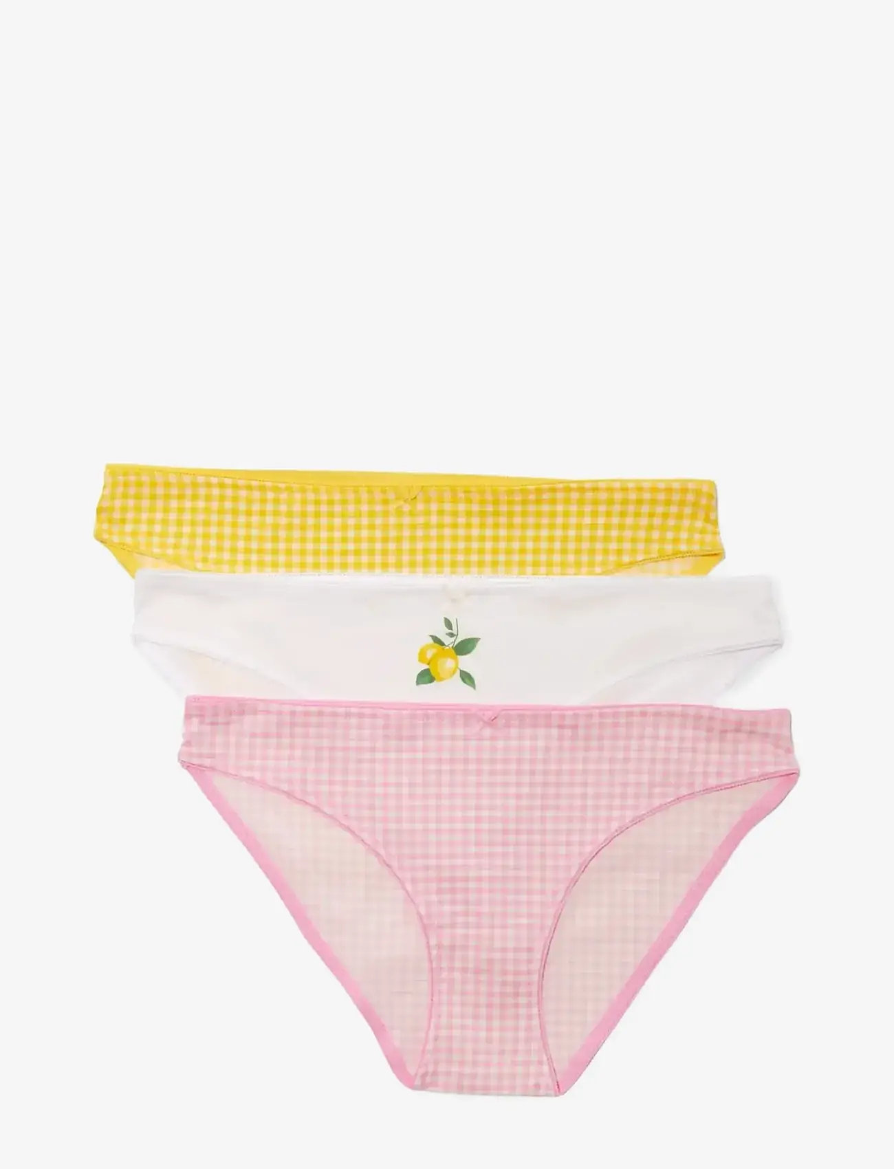 Etam - JACKIE - 3 SLIPS - briefs - yellow - 1