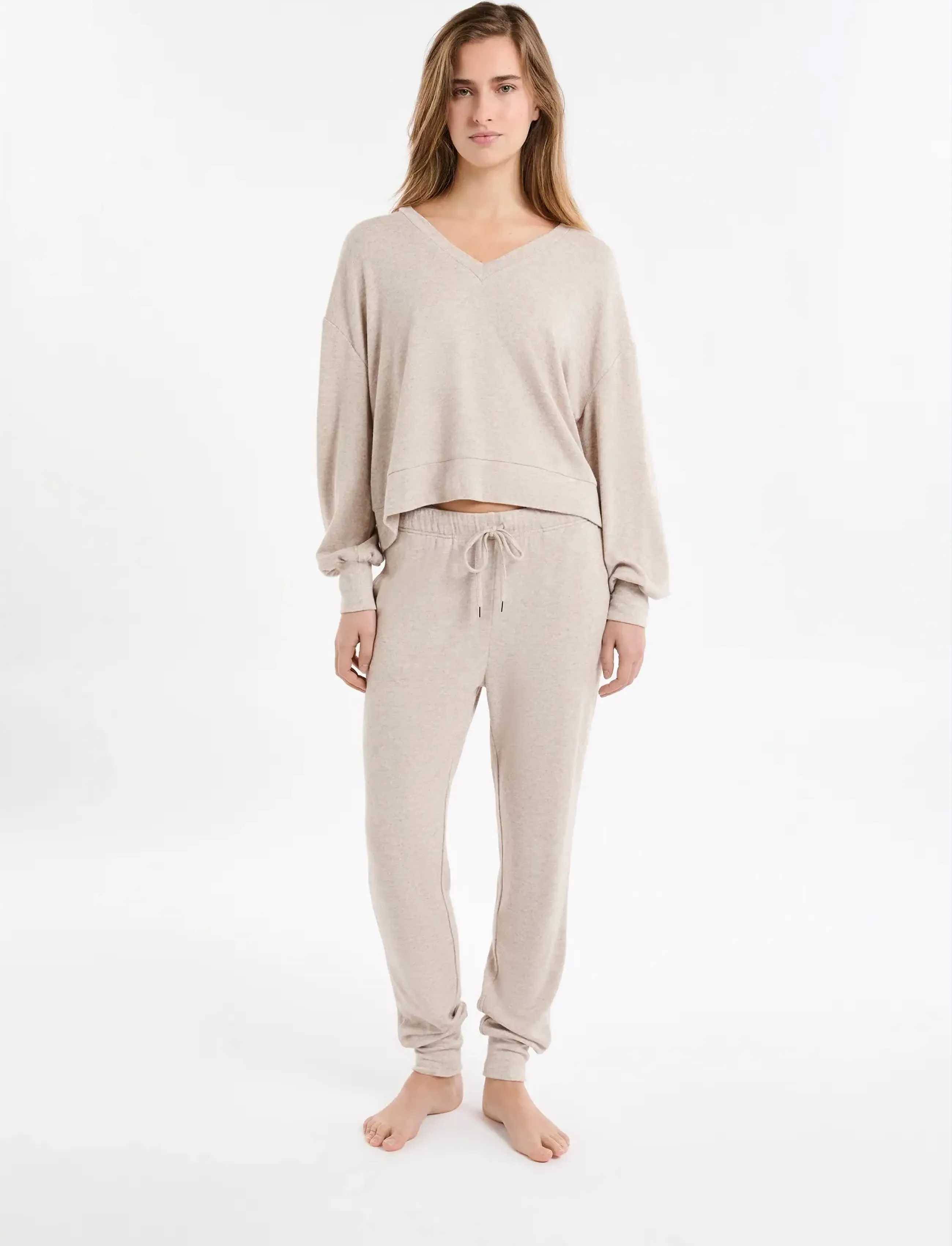 Etam Javier - Sweatshirt, S, Beige, Nat- Og Loungewear > Toppe, Dame