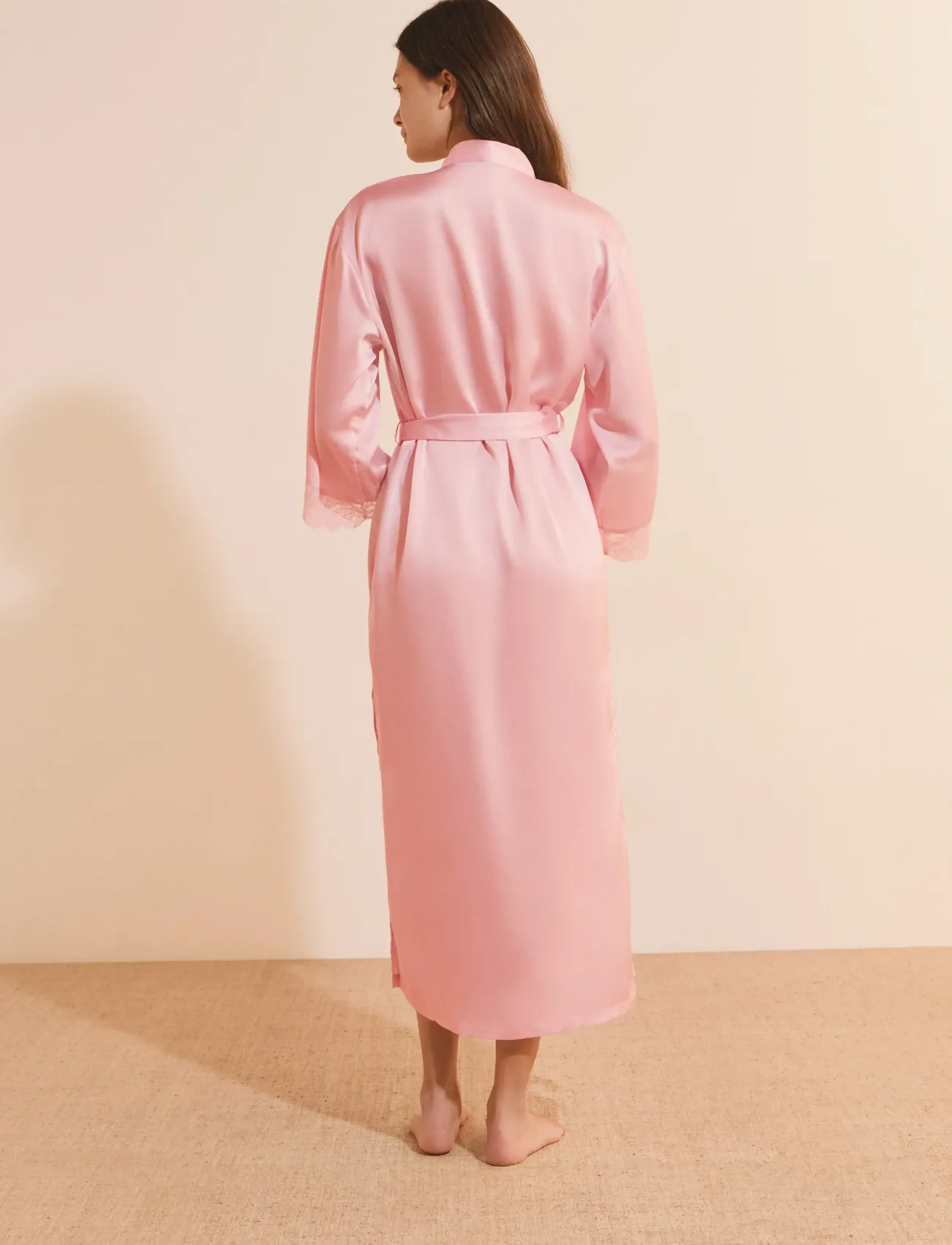 Etam - DESIRE - LONG DESHABILLE - bademäntel - pink - 3
