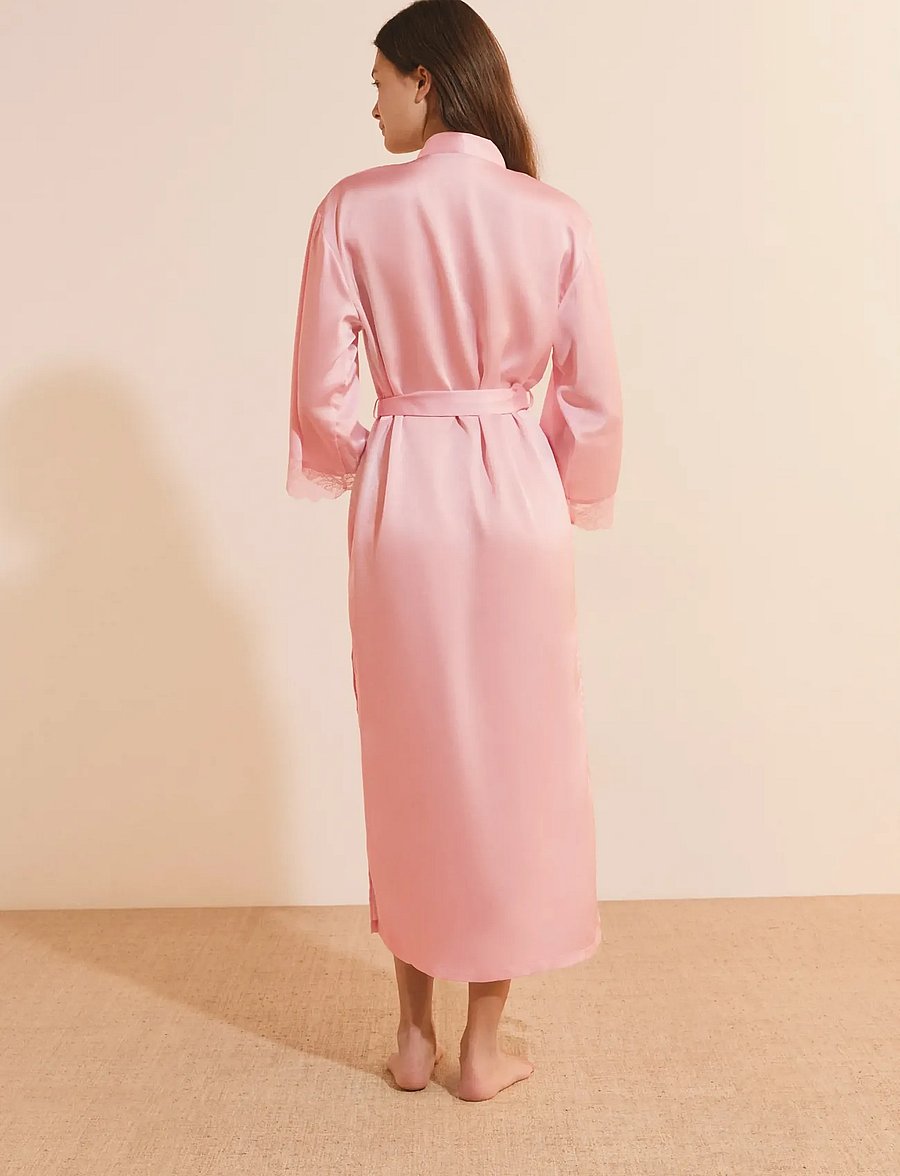 Etam - DESIRE - LONG DESHABILLE - bademäntel - pink - 3