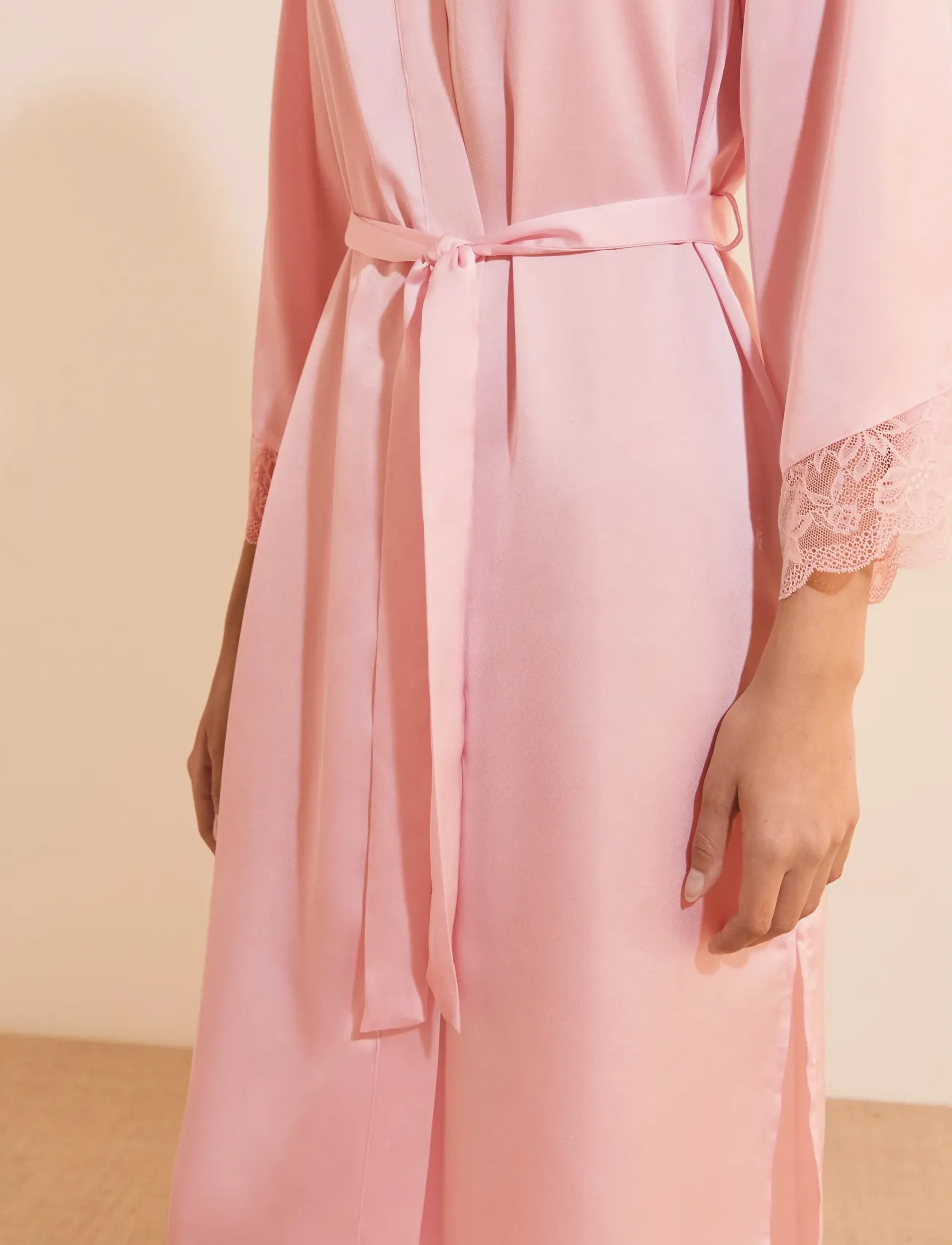 Etam - DESIRE - LONG DESHABILLE - bademäntel - pink - 4
