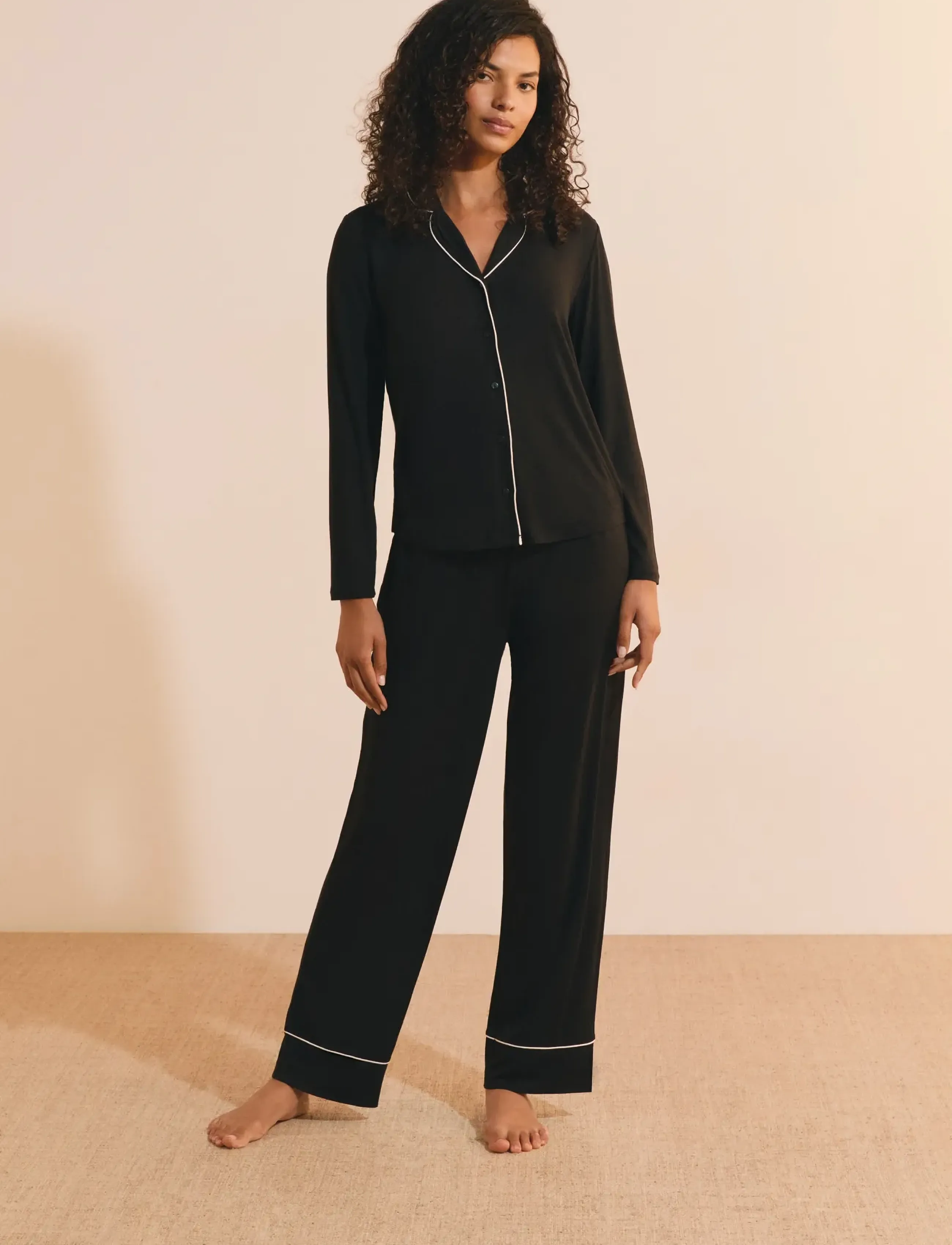 Etam - LUDVIKA - 2-PIECES PYJAMA - pyjamas - black - 0