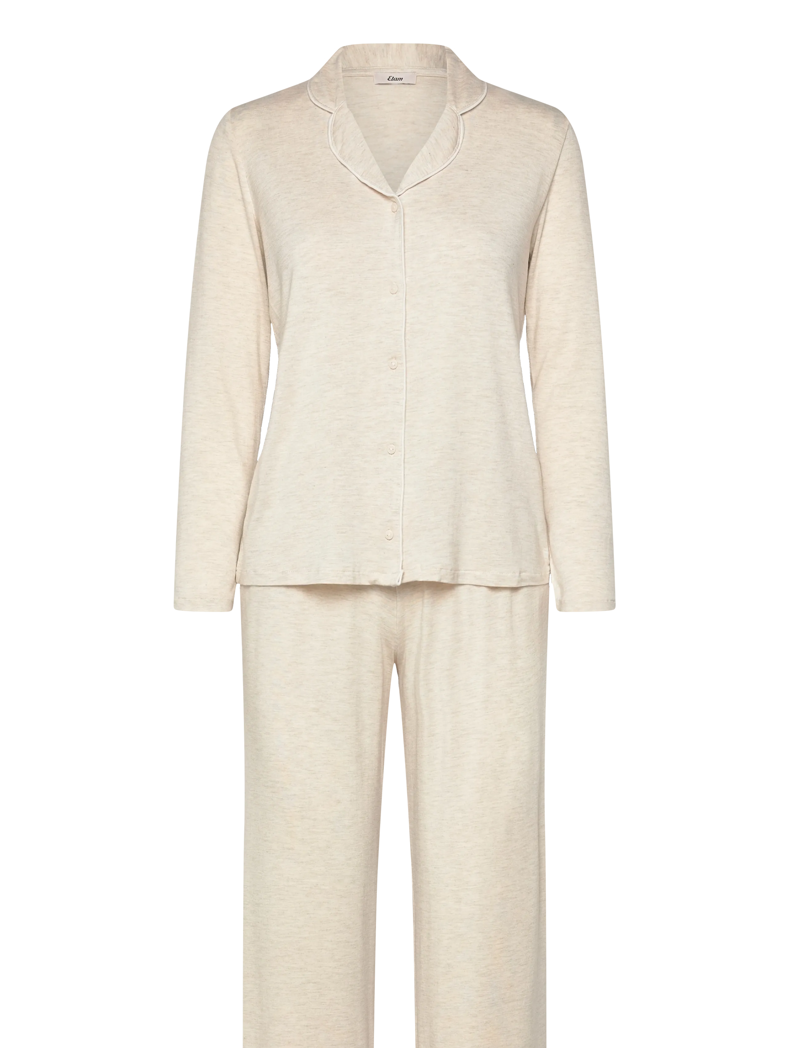 Etam LUDVIKA - 2 PCS PYJAMA - Underkläder - BEIGE / cream