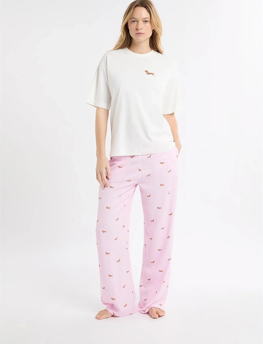 Etam - HUG - SHORT SLEEVE TEE SHIRT - Överdelar - cream - 0