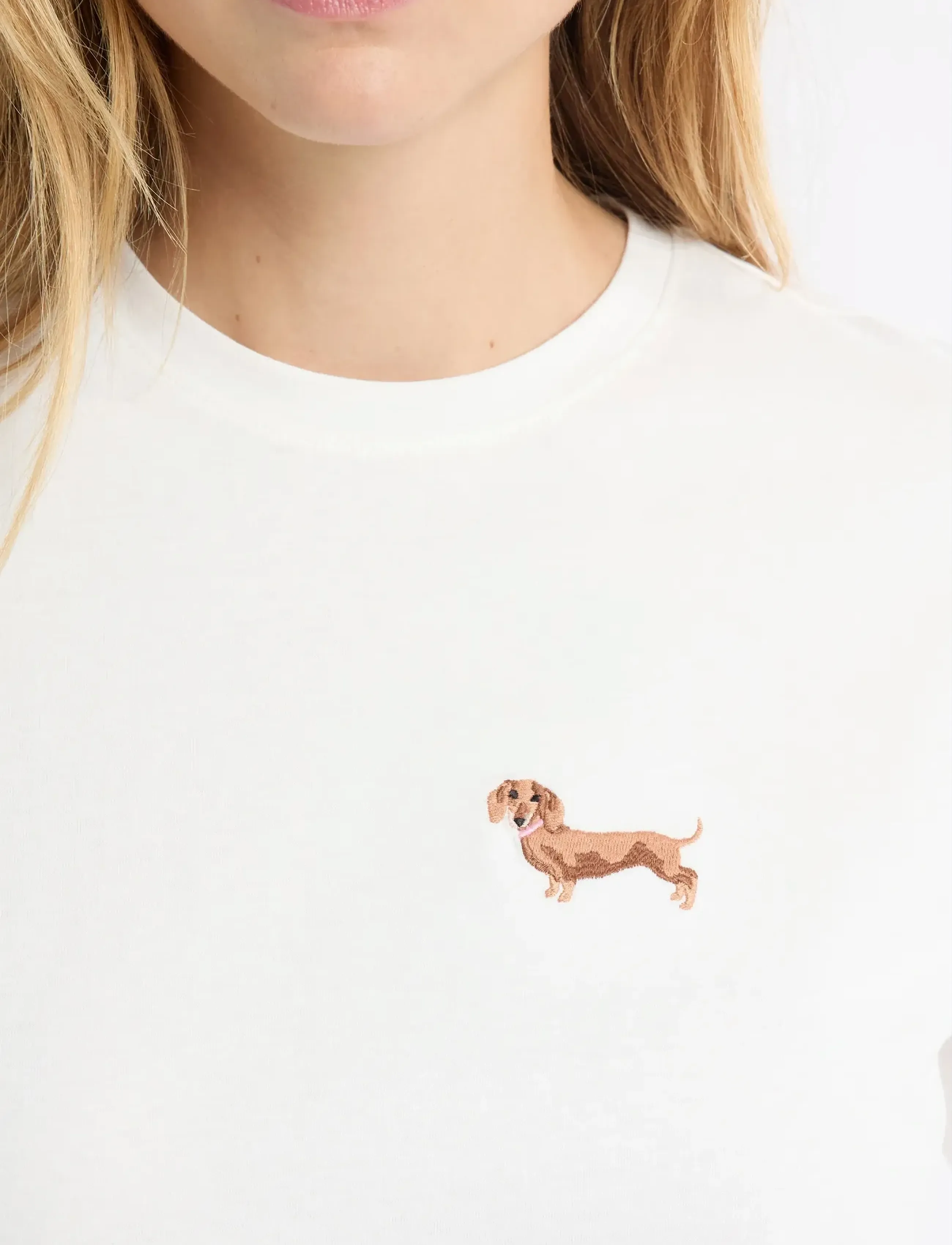 Etam - HUG - SHORT SLEEVE TEE SHIRT - tops - cream - 5