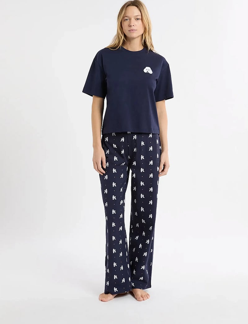 Etam - HUGY - SET - pyjamas - blue - 0