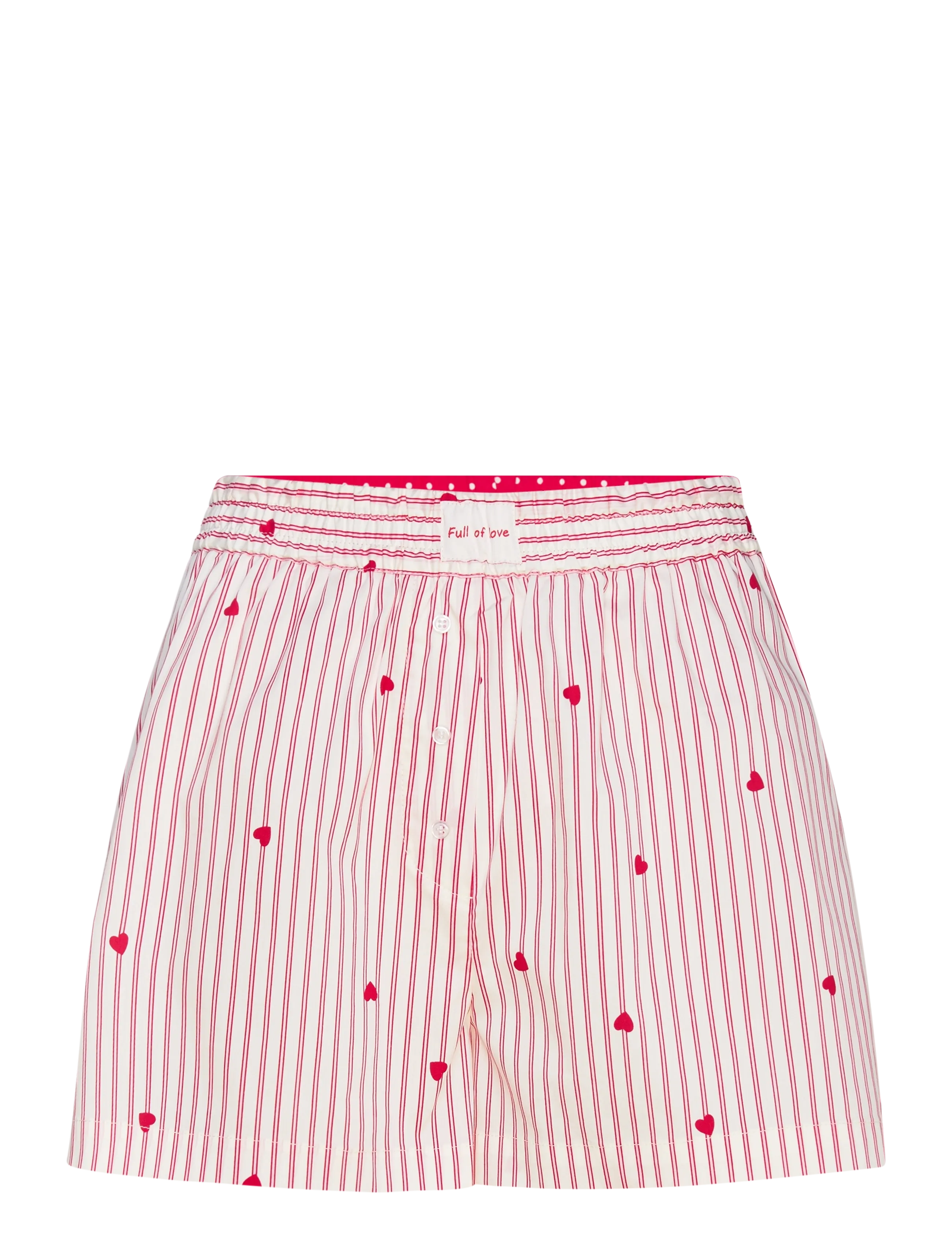 Etam BOYFRIEND - SHORT - Unterwäsche - WHITE / red
