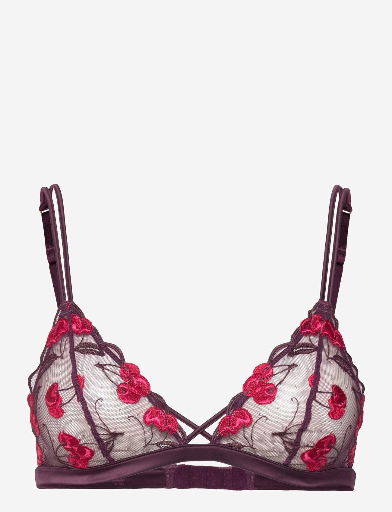 Etam - ITS CHERRY - WIRELESS TRIANGLE BRA - tugikaarteta rinnahoidjad - purple - 1