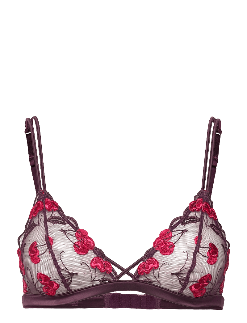 Etam - ITS CHERRY - WIRELESS TRIANGLE BRA - tugikaarteta rinnahoidjad - purple - 1