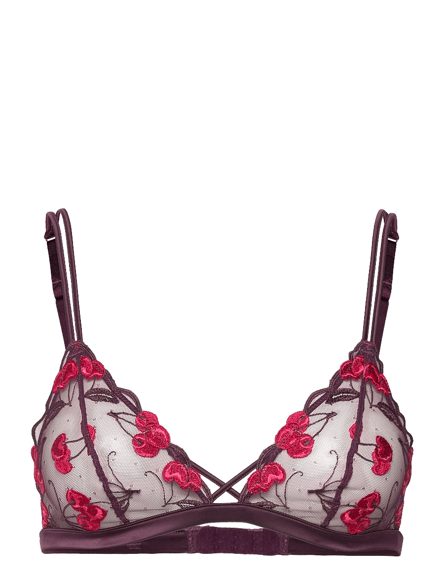 Etam - ITS CHERRY - WIRELESS TRIANGLE BRA - biustonosze bez fiszbin - purple - 1