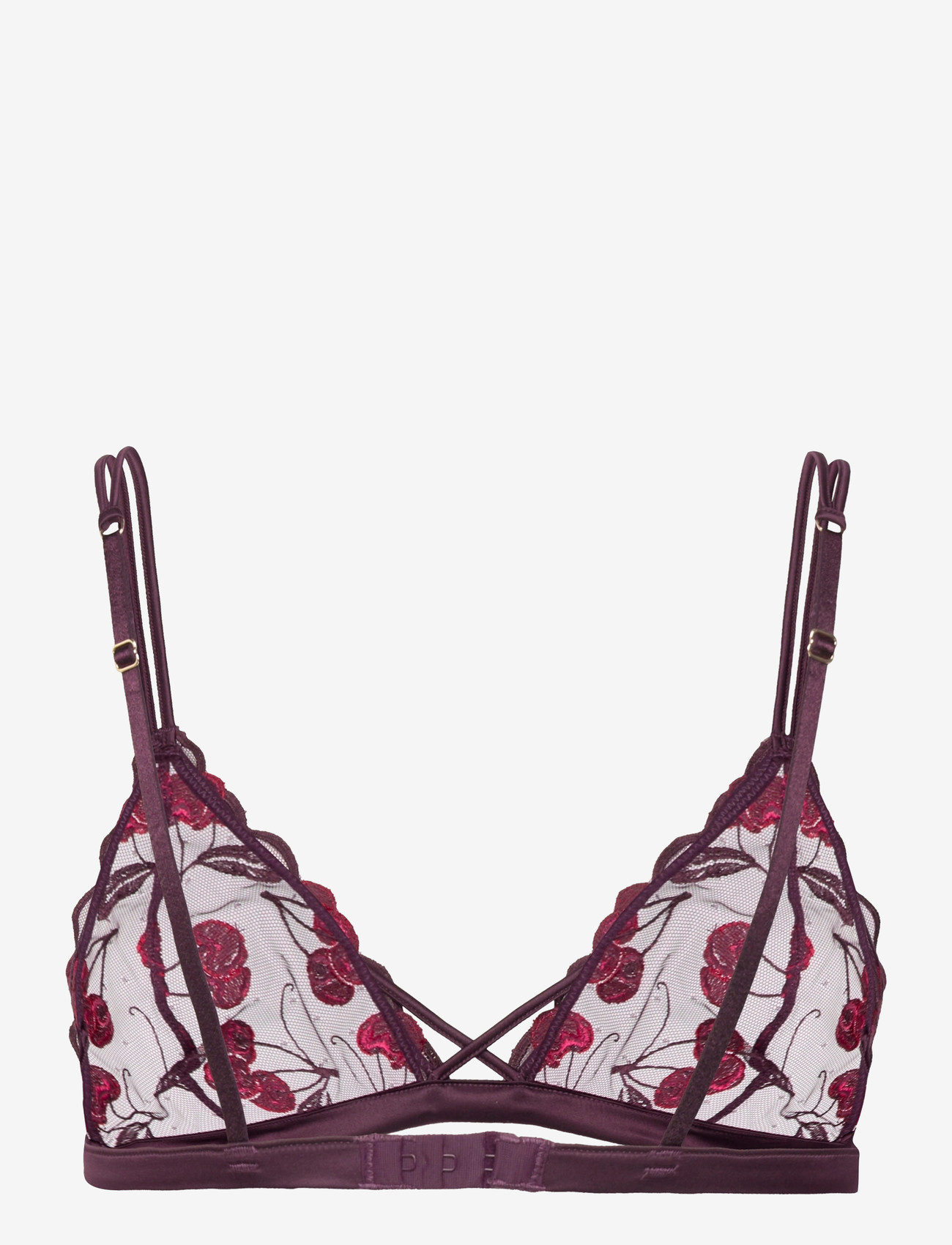 Etam - ITS CHERRY - WIRELESS TRIANGLE BRA - tugikaarteta rinnahoidjad - purple - 2