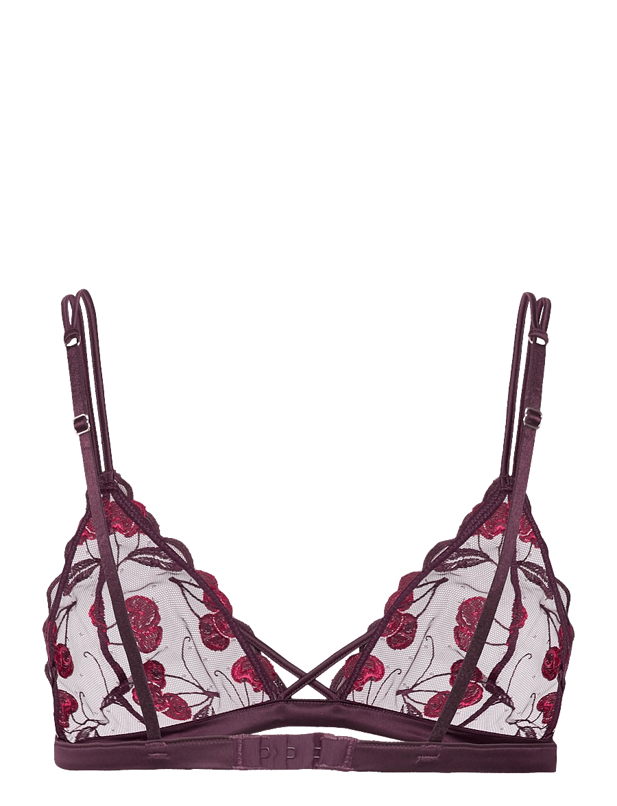 Etam - ITS CHERRY - WIRELESS TRIANGLE BRA - biustonosze bez fiszbin - purple - 2