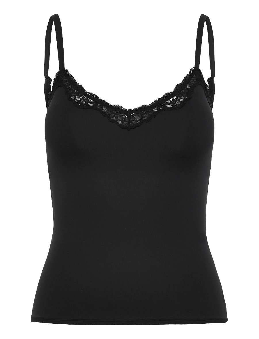 Etam - PURE SOFT LACE - CAMISOLE - Överdelar - black - 1