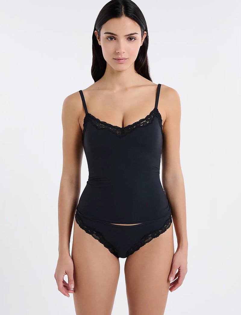Etam - PURE SOFT LACE - CAMISOLE - oberteile - black - 0