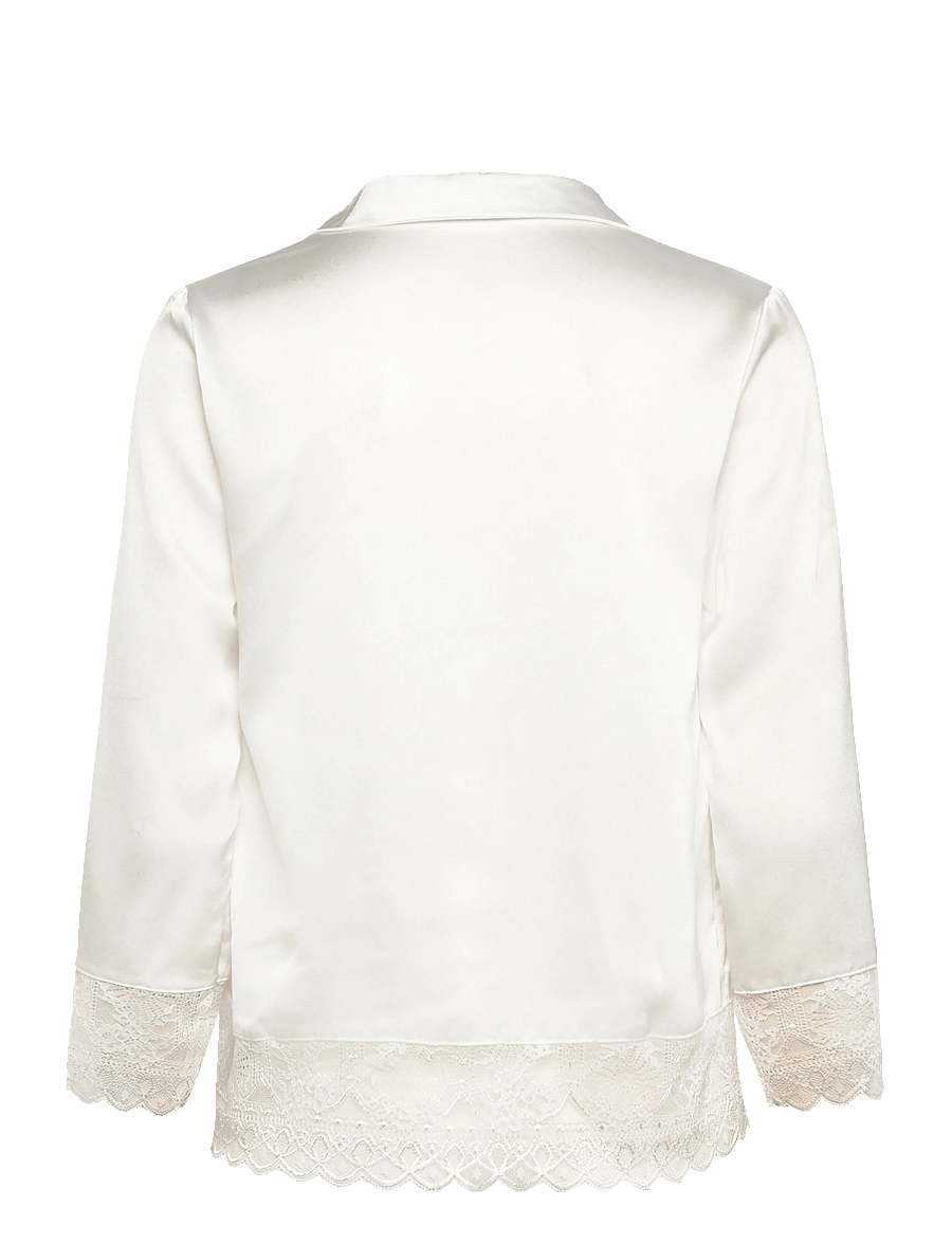 Etam - RENCONTRE - LONG SLEEVE SHIRT - overdele - white - 2