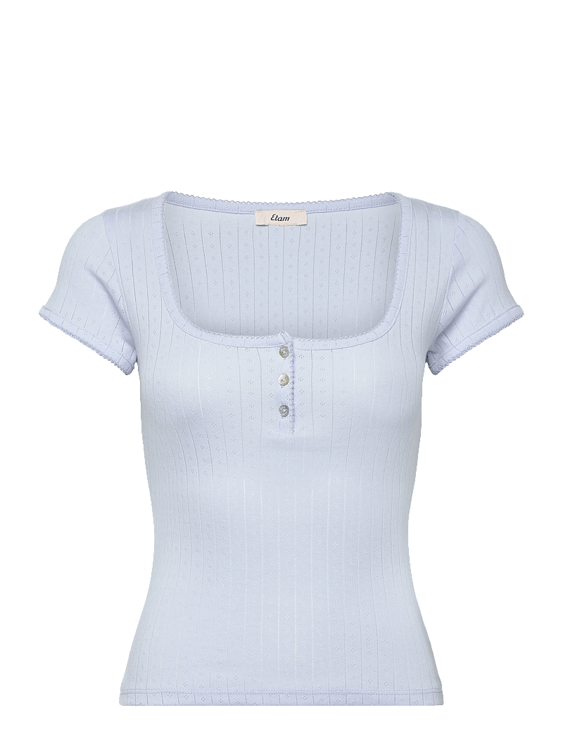 Etam - KATELL - SHORT SLEEVE T SHIRT - overdele - blue - 1