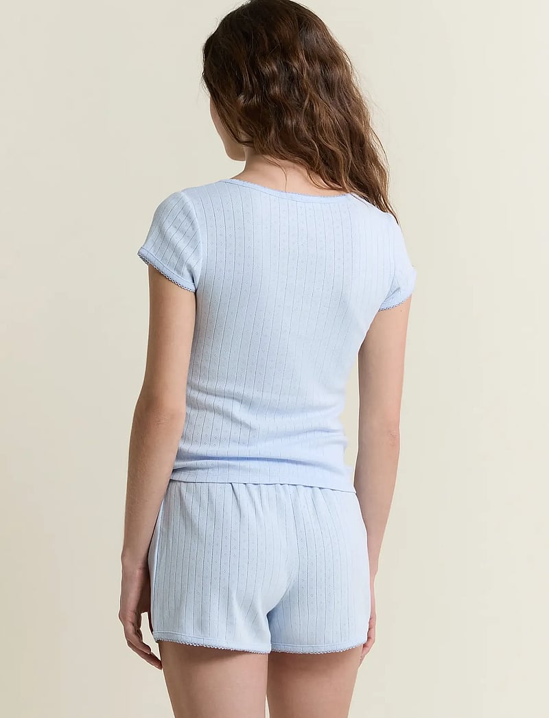 Etam - KATELL - SHORT SLEEVE T SHIRT - overdele - blue - 4
