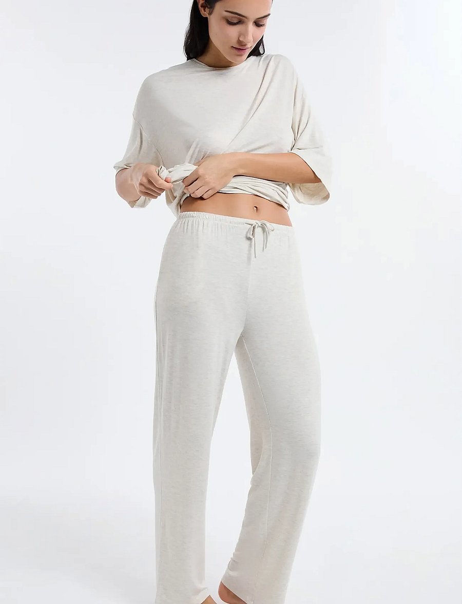 Etam - KATE - TROUSERS - pyjamahosen - beige - 3