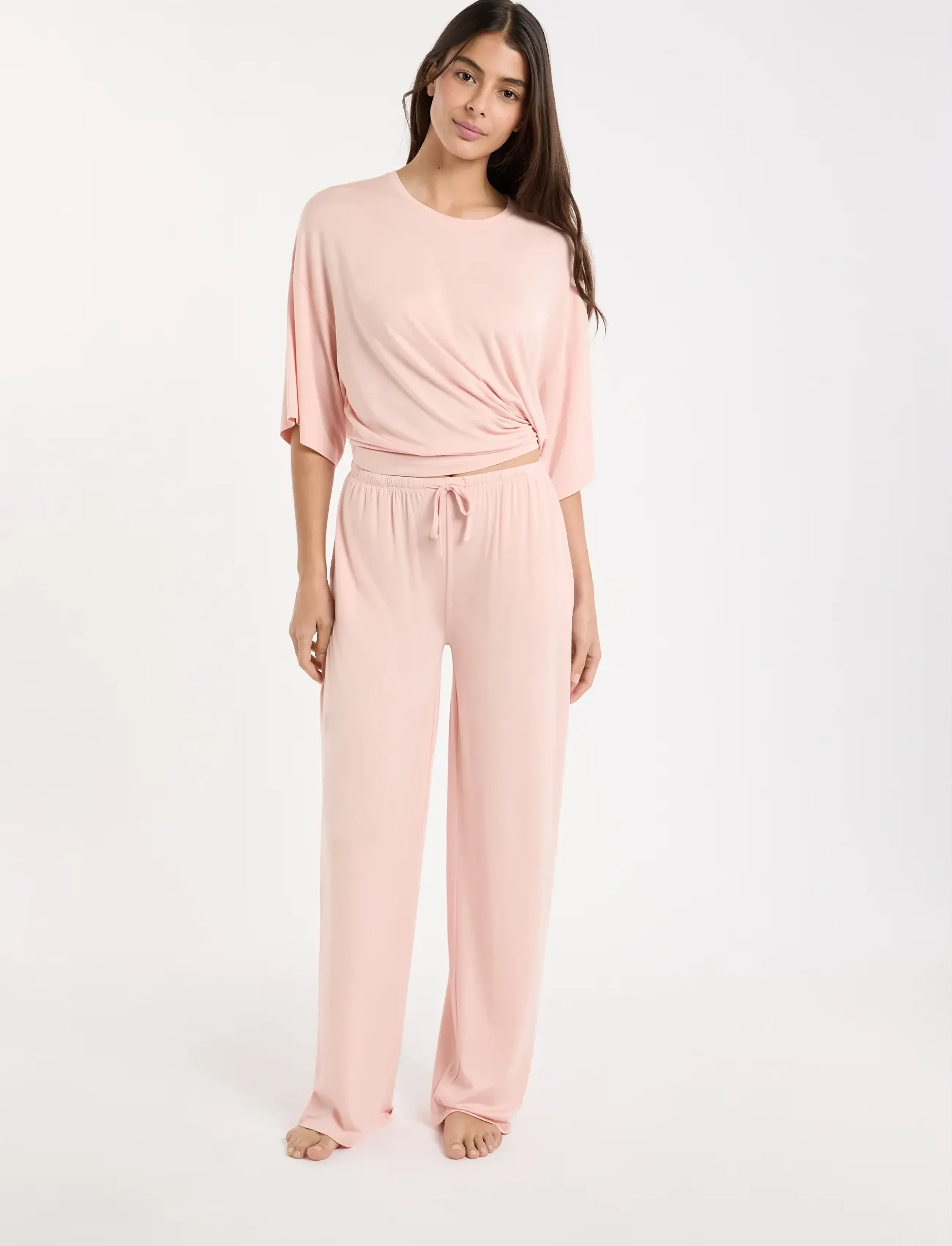 Etam Kate Trousers, XS, Night & Loungewear, Rosa - Pants, Frauen