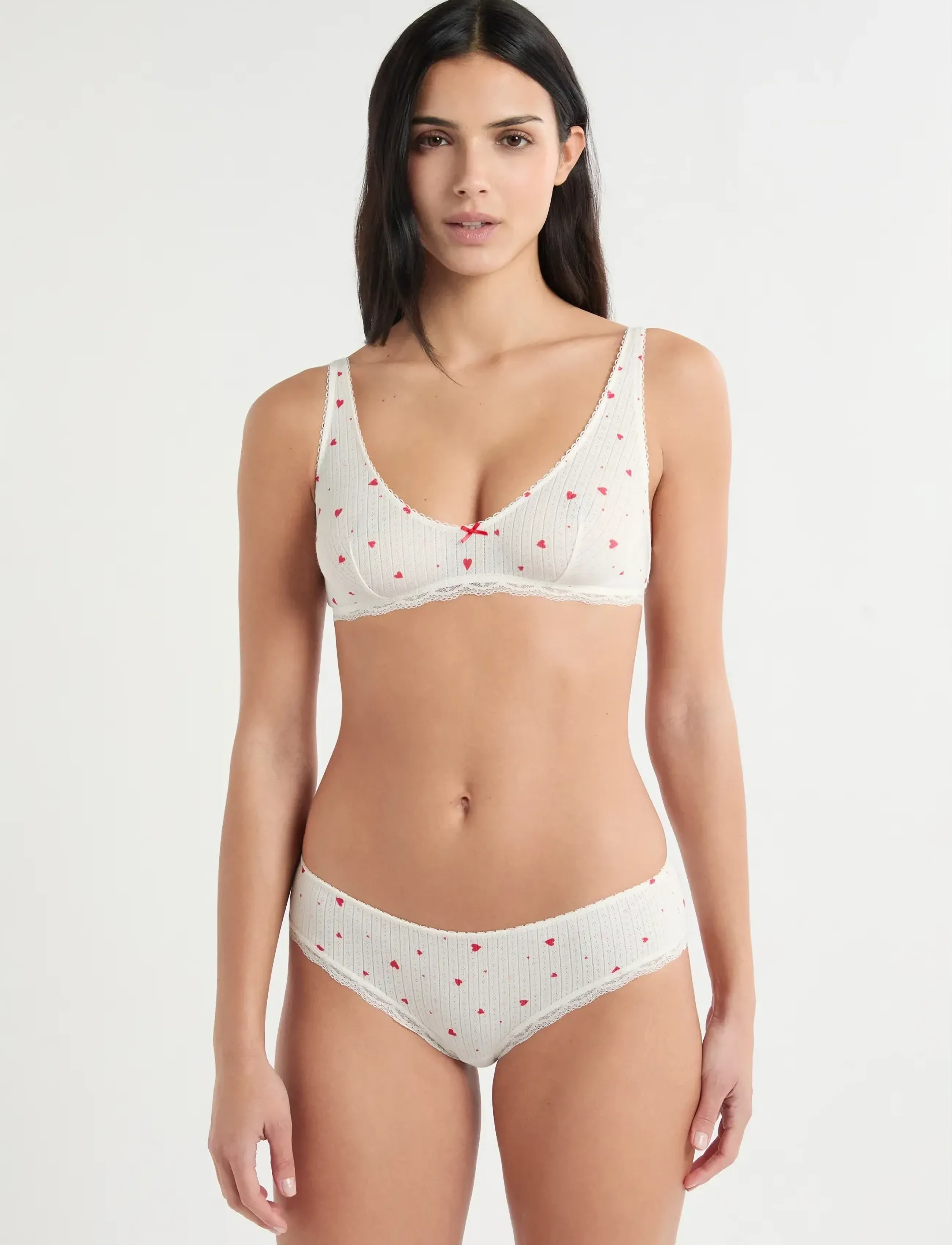 Etam Vanity Gourmande - Wireless Bralette, XS, White, Bløde Bh'Er > Bralette, Dame