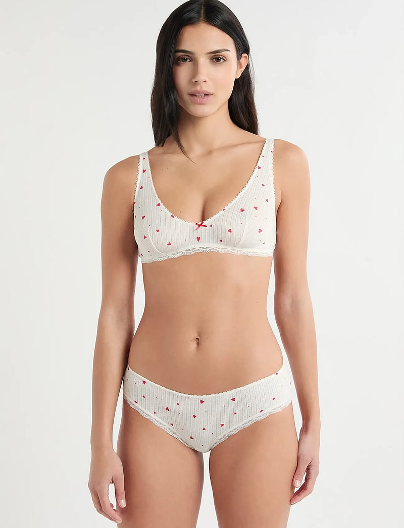 Etam - VANITY GOURMANDE - WIRELESS BRALETTE - bralette - white - 0