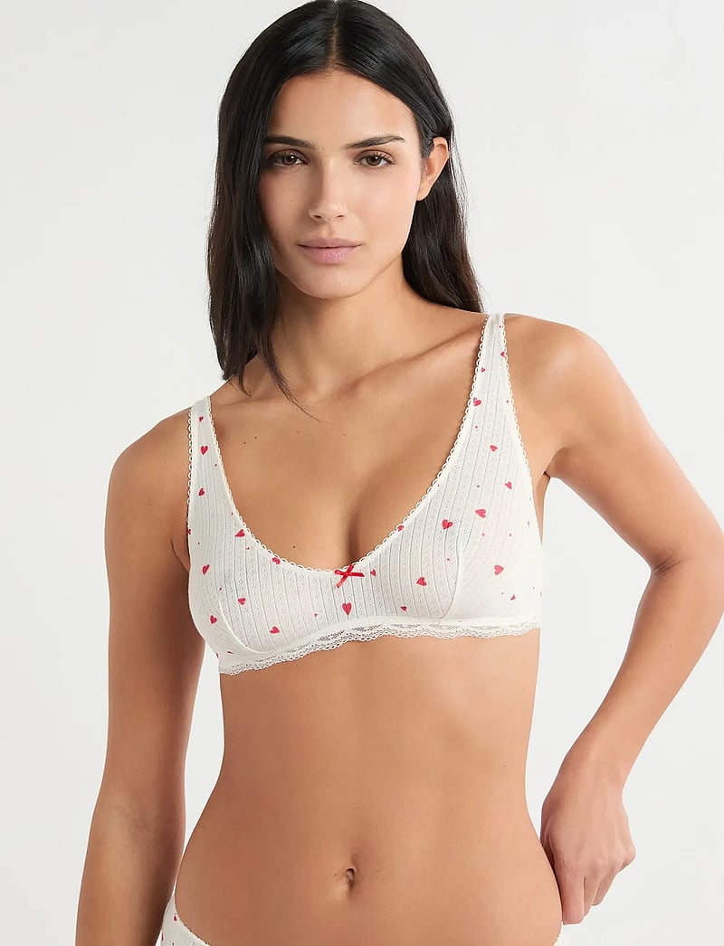 Etam - VANITY GOURMANDE - WIRELESS BRALETTE - bralette - white - 5