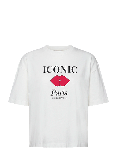 Etam ICONIC - SHORT SLEEVE TEE SHIRT - Visa allt - WHITE / white