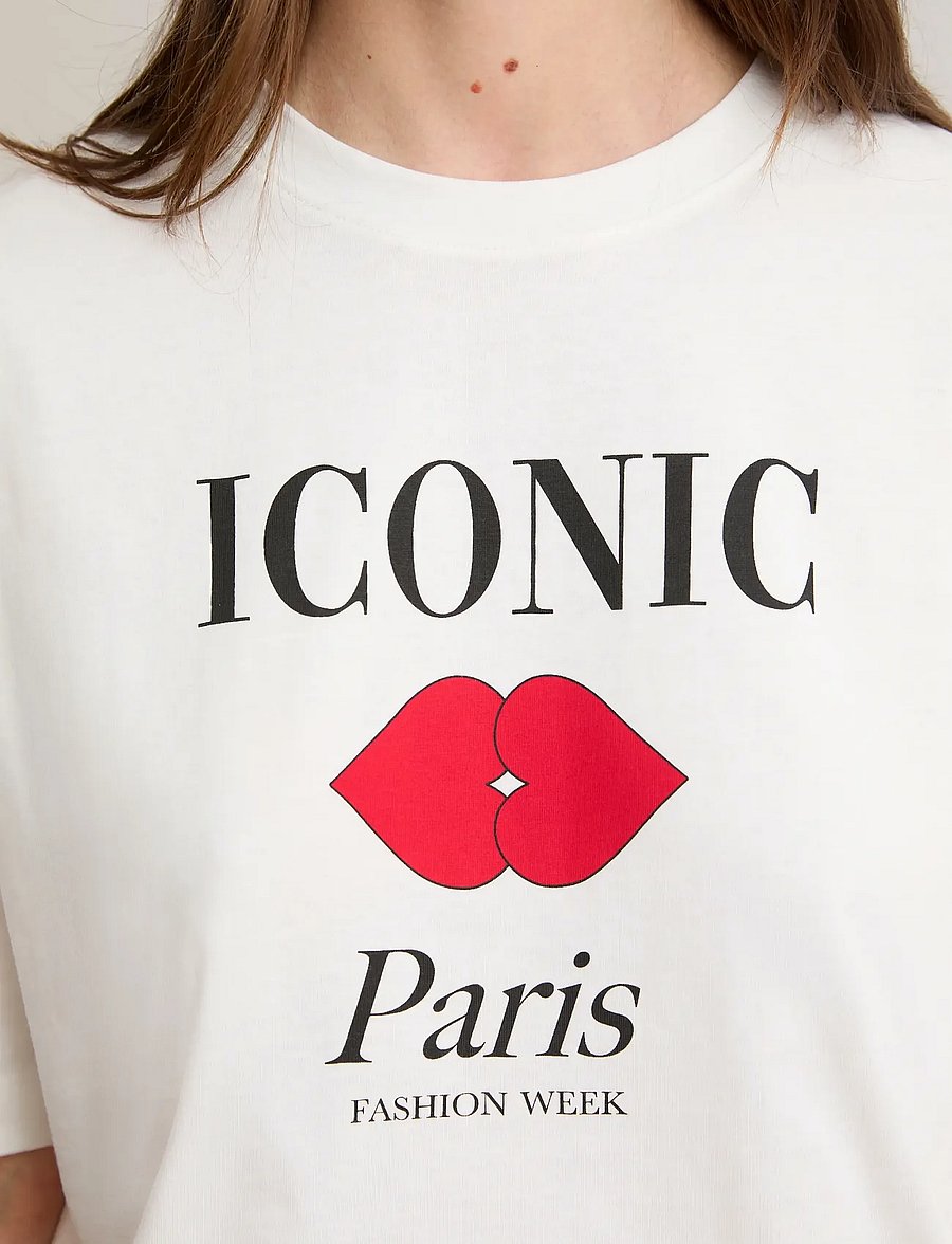Etam - ICONIC - SHORT SLEEVE TEE SHIRT - oberteile - white - 4