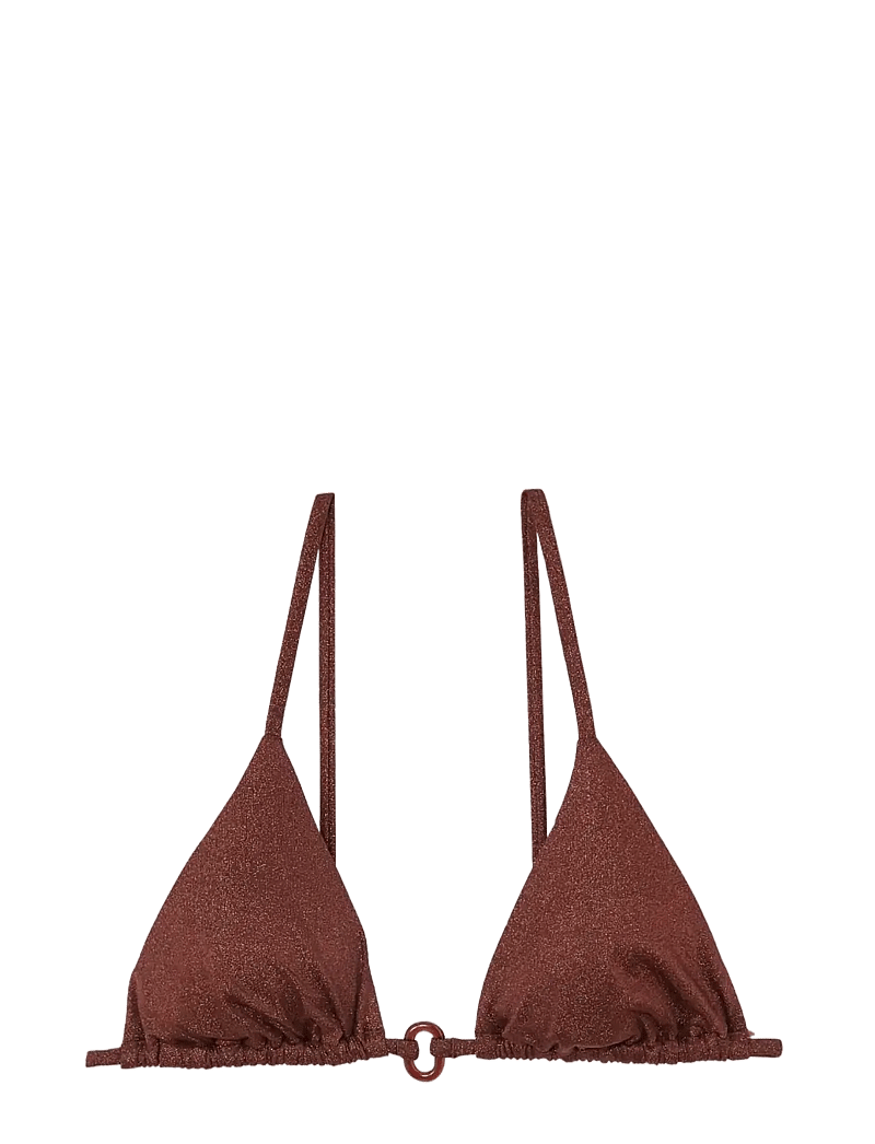 Etam - CELESTIA - WIRELESS TRIANGLE BRA - dreieck-bikini-oberteile - brown - 1