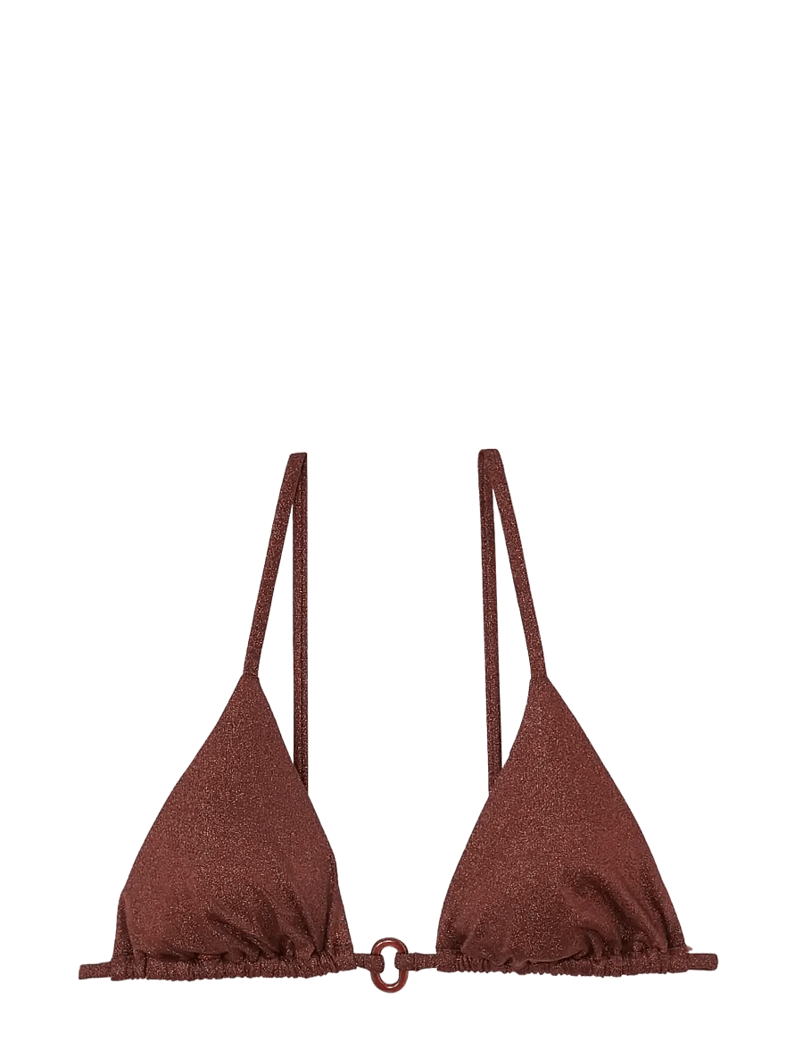 Etam - CELESTIA - WIRELESS TRIANGLE BRA - kolmnurksed bikiinide ülaosad - brown - 1